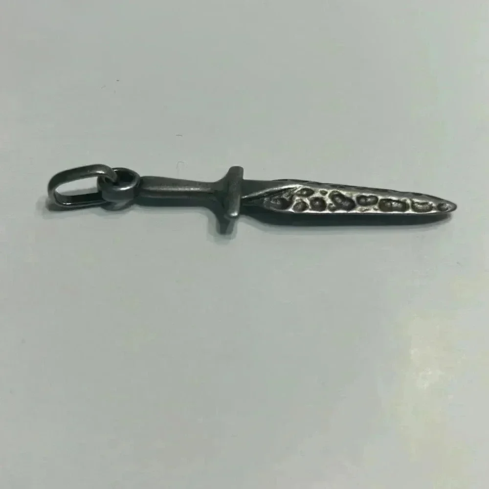 Stainless Steel dagger pendant 2.5” - Picture 3 of 6